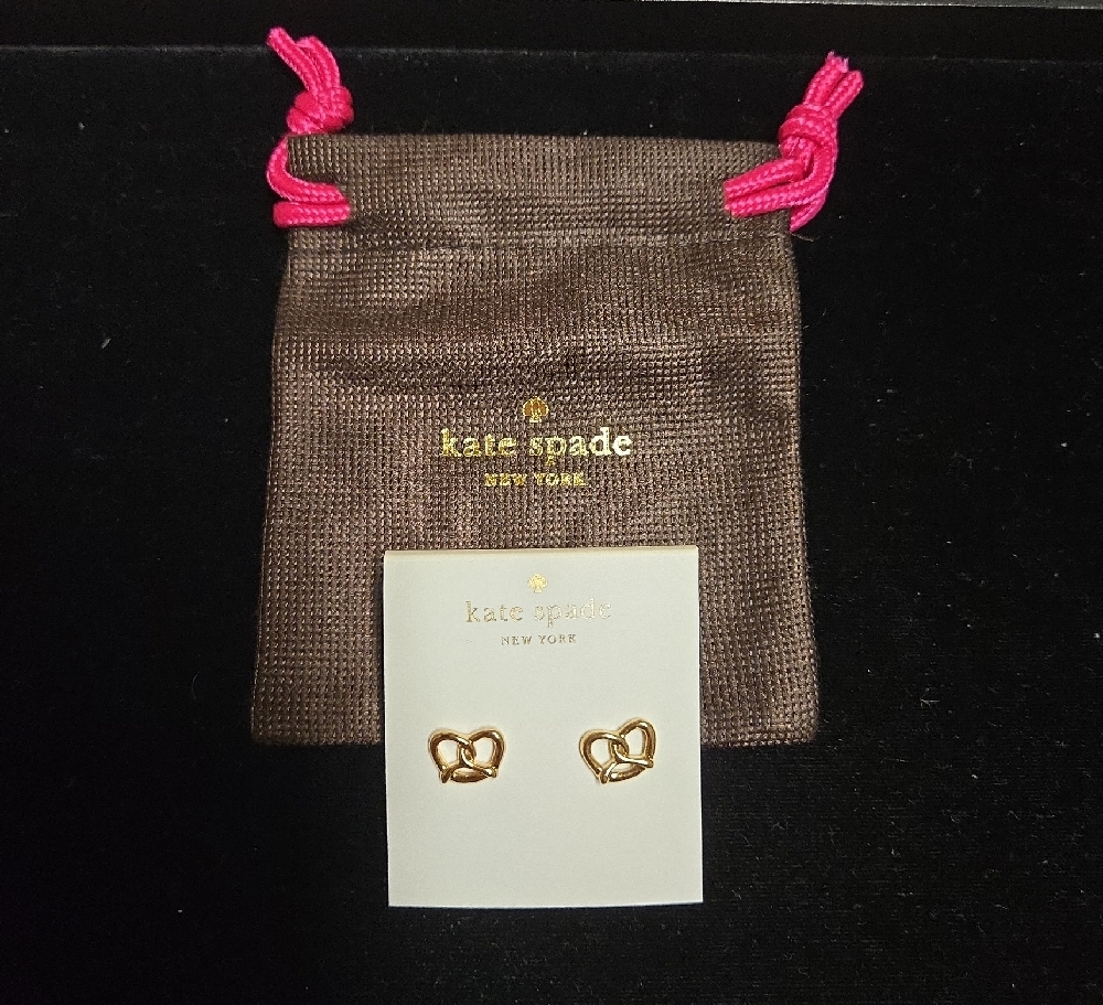 Kate Spade Gold Heart Earrings